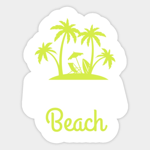 hola beach Sticker by love shop store